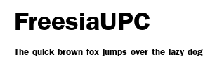 FreesiaUPC.ttf字體轉換器圖片