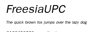 FreesiaUPC.ttf字體轉換器圖片