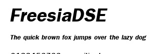 FreesiaDSE.ttf字體轉換器圖片