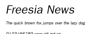 Freesia News.ttf字體轉換器圖片