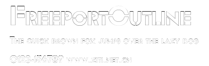 FreeportOutline.ttf字體轉換器圖片