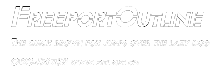 FreeportOutline.ttf字體轉換器圖片