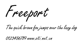 Freeport.ttf字體轉換器圖片