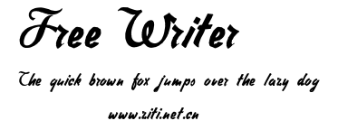 Free Writer.ttf字體轉換器圖片