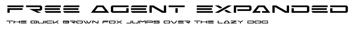 Free Agent Expanded.ttf字體轉換器圖片