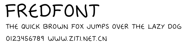 Fredfont.ttf字體轉換器圖片