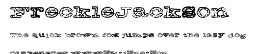 FreckleJackson.ttf字體轉換器圖片