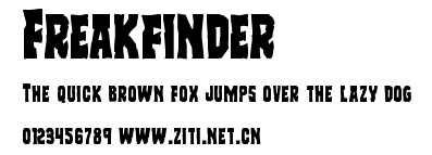 Freakfinder.ttf字體轉換器圖片