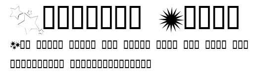Freaking Stars.ttf字體轉換器圖片