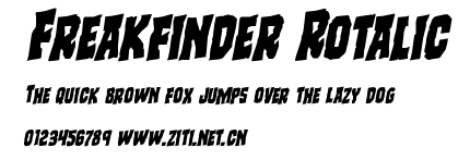 Freakfinder Rotalic.ttf字體轉換器圖片