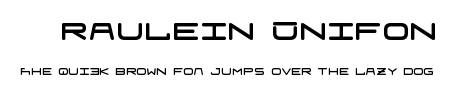 Fraulein Unifon.ttf字體轉換器圖片