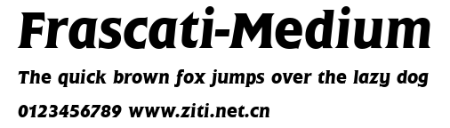 Frascati-Medium.ttf字體轉換器圖片