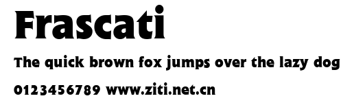Frascati.ttf字體轉換器圖片