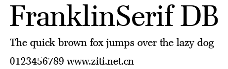 FranklinSerif DB.ttf字體轉換器圖片