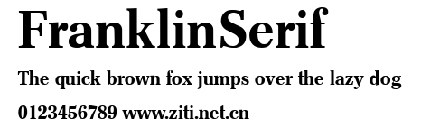 FranklinSerif.ttf字體轉換器圖片