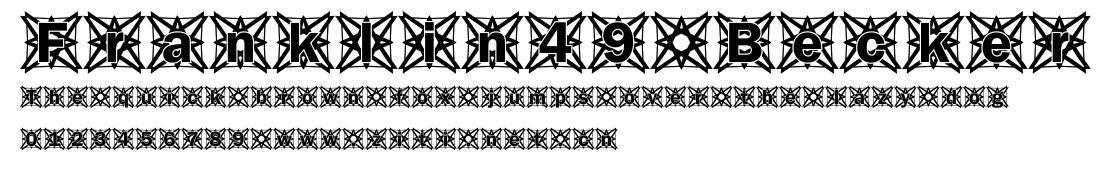 Franklin49 Becker.ttf字體轉換器圖片