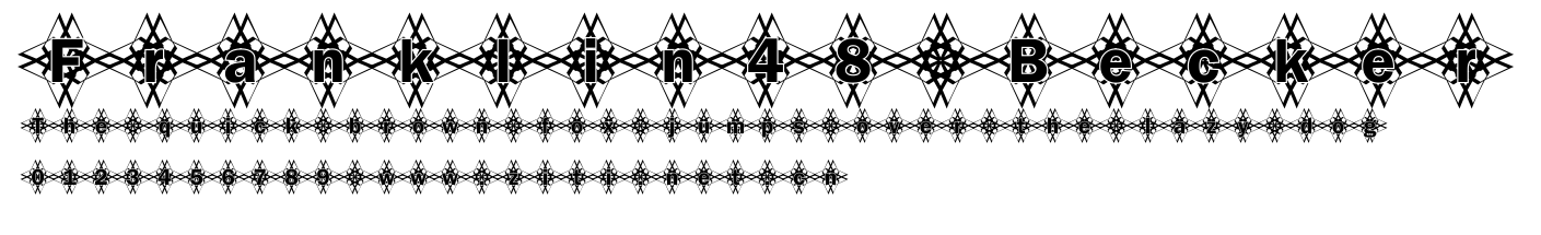 Franklin48 Becker.ttf字體轉換器圖片