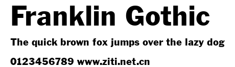 Franklin Gothic.ttf字體轉換器圖片