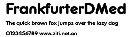 FrankfurterDMed.ttf字體轉換器圖片