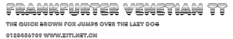 Frankfurter Venetian TT.ttf字體轉換器圖片