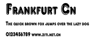 Frankfurt Cn.ttf字體轉換器圖片