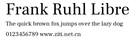 Frank Ruhl Libre.ttf字體轉換器圖片