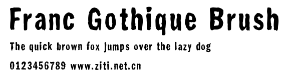 Franc Gothique Brush.ttf