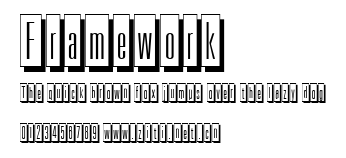 Framework.ttf字體轉換器圖片