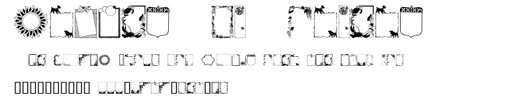 FramesAndBordersIII.ttf字體轉換器圖片