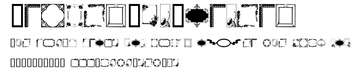 FramesAndBorders.ttf字體轉換器圖片