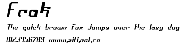 Frak.ttf字體轉換器圖片