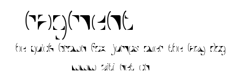 Fragment.ttf字體轉換器圖片