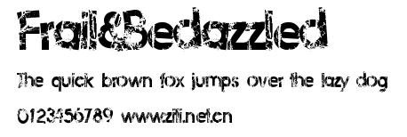 Frail&Bedazzled.ttf字體轉換器圖片