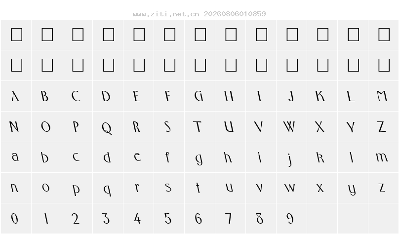 字符映射圖