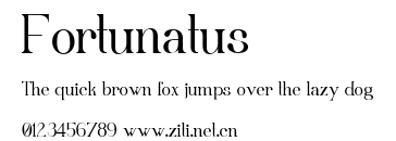 Fortunatus.ttf字體轉換器圖片