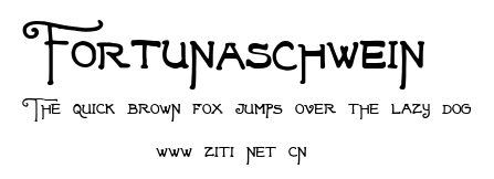 Fortunaschwein.ttf字體轉換器圖片