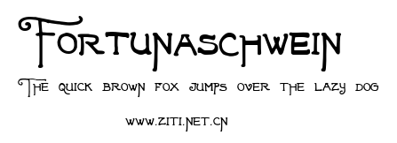 Fortunaschwein.ttf字體轉換器圖片