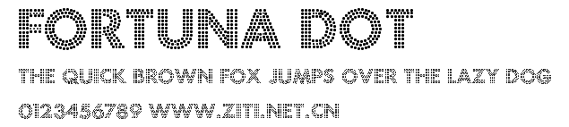 Fortuna Dot.ttf字體轉換器圖片
