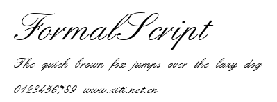 FormalScript.ttf字體轉換器圖片
