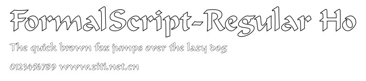 FormalScript-Regular Ho.ttf字體轉換器圖片