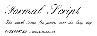 Formal Script.ttf字體轉換器圖片
