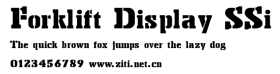 Forklift Display SSi.ttf