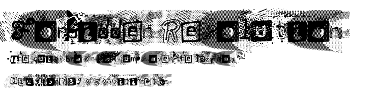 Forbidden Resolution.ttf字體轉換器圖片