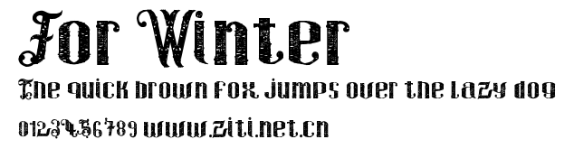 For Winter.ttf字體轉換器圖片