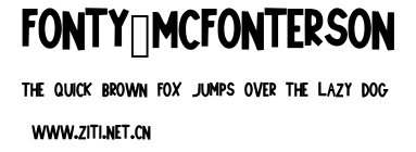 Fonty_McFonterson.ttf字體轉換器圖片
