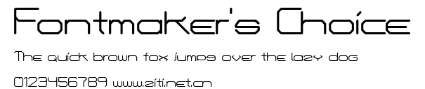 Fontmaker's Choice.ttf字體轉換器圖片