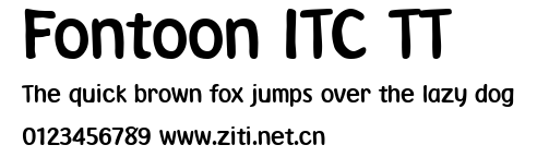 Fontoon ITC TT.ttf字體轉換器圖片