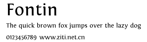 Fontin.ttf字體轉換器圖片
