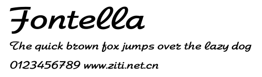Fontella.ttf字體轉換器圖片
