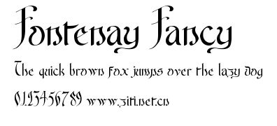 Fontenay Fancy.ttf字體轉換器圖片